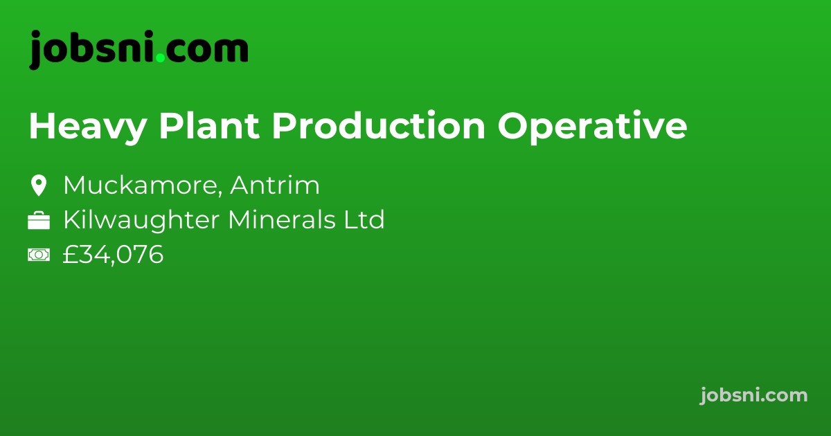 Heavy Plant Production Operative
