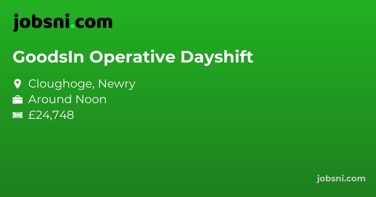 GoodsIn Operative Dayshift