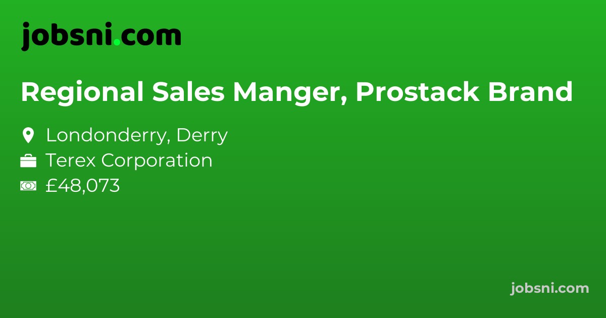 Regional Sales Manger, Prostack Brand