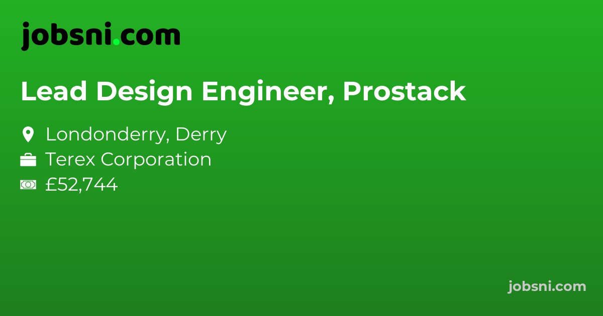Lead Design Engineer, Prostack