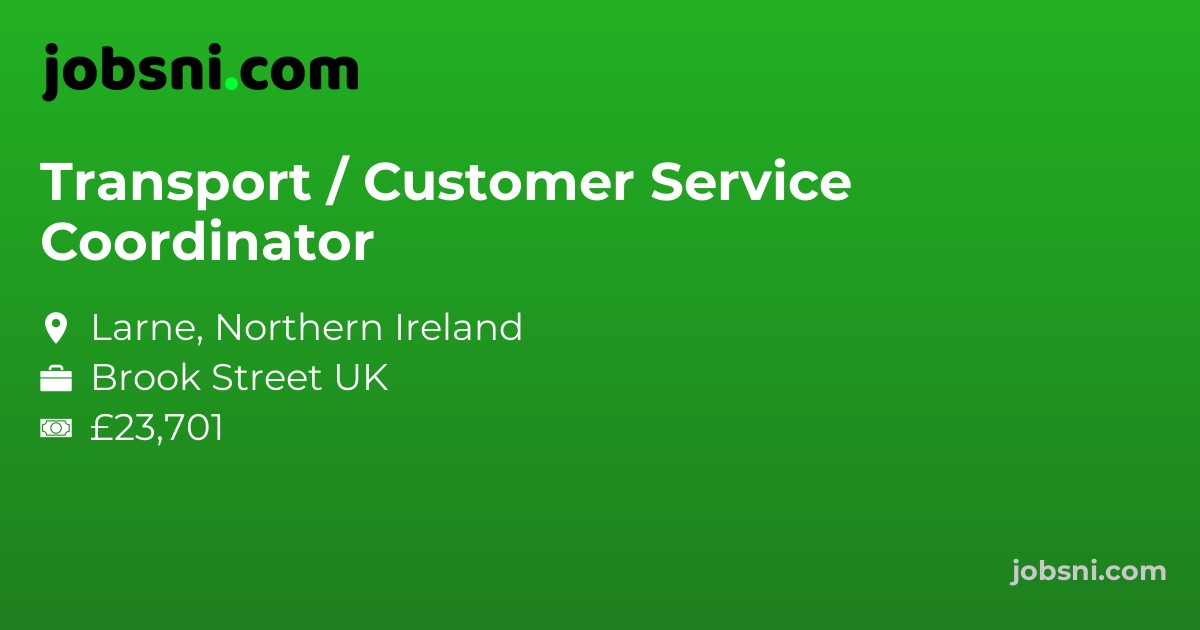 Transport / Customer Service Coordinator