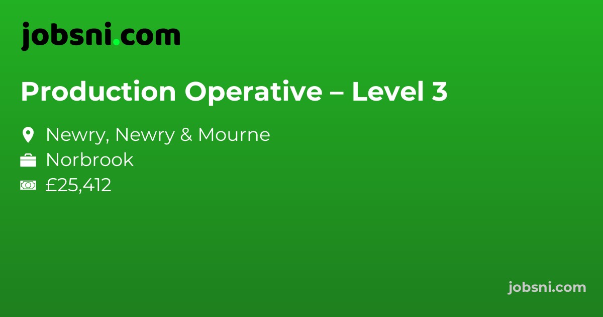 Production Operative – Level 3