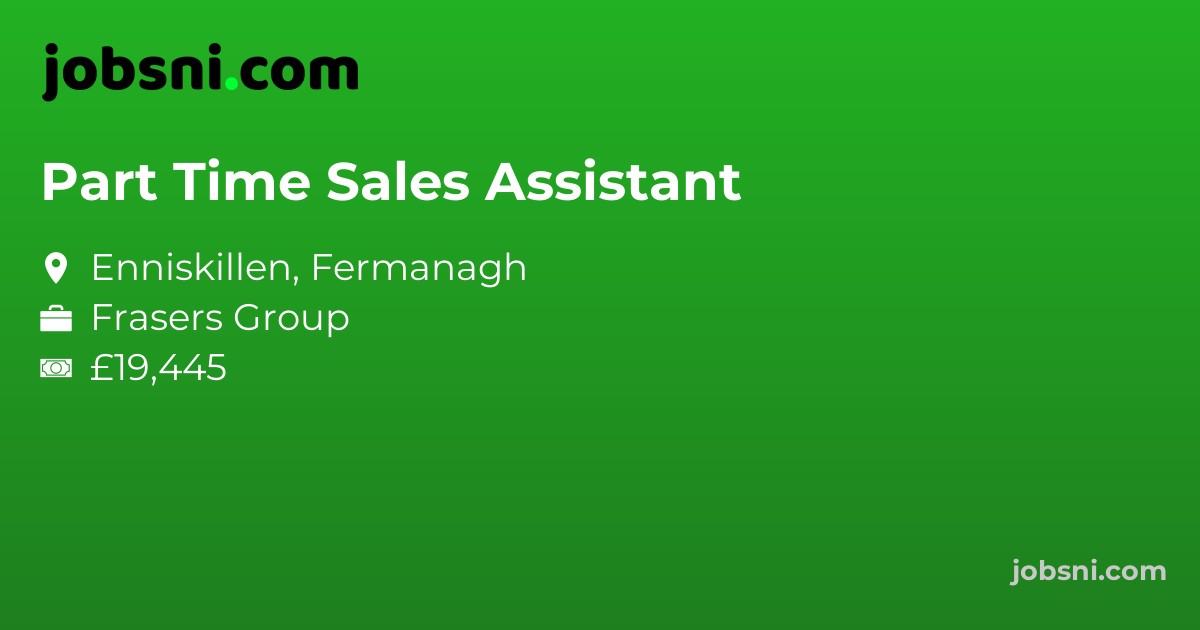 Part Time Sales Assistant