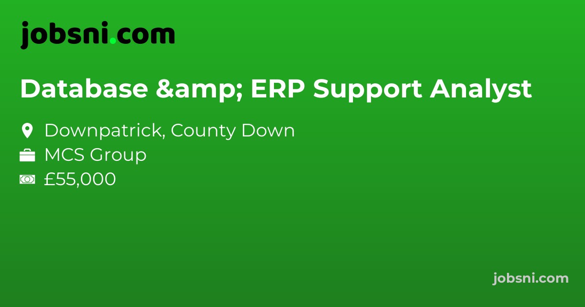 Database & ERP Support Analyst
