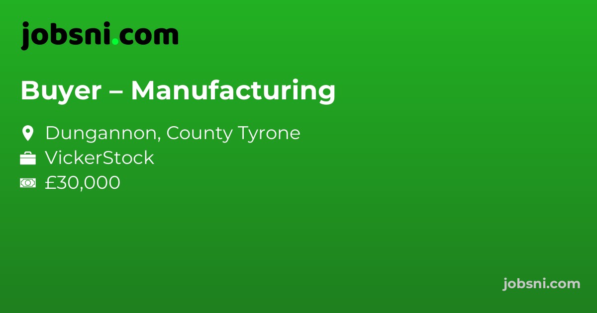 Buyer – Manufacturing