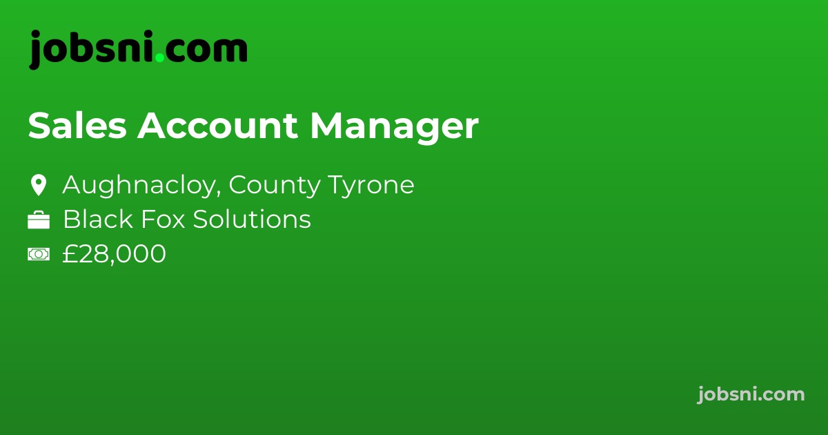 Sales Account Manager