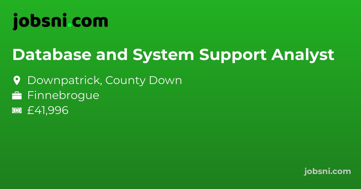 Database and System Support Analyst