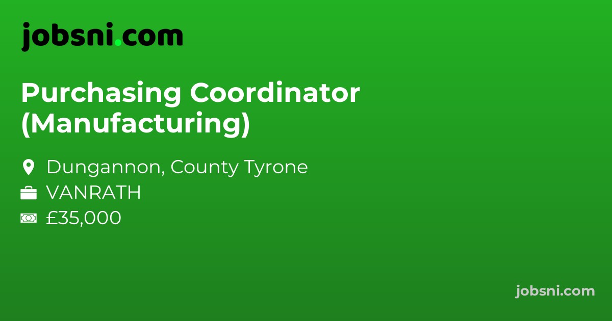 Purchasing Coordinator (Manufacturing)