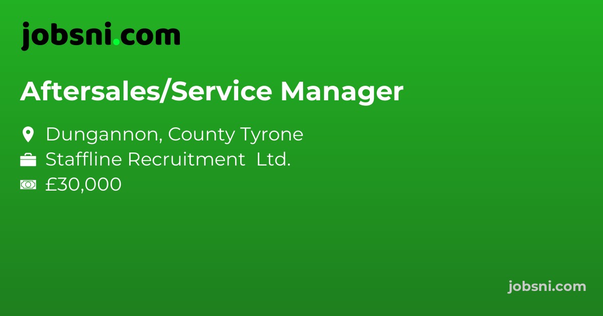 Aftersales/Service Manager