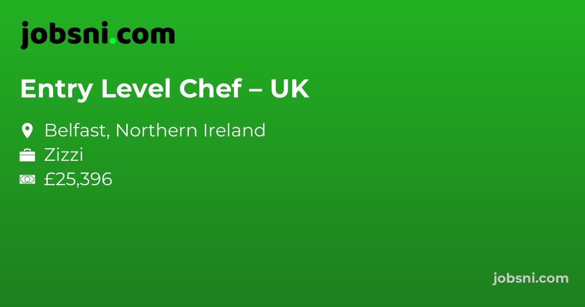 Entry Level Chef – UK