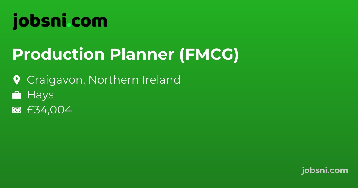 Production Planner (FMCG)