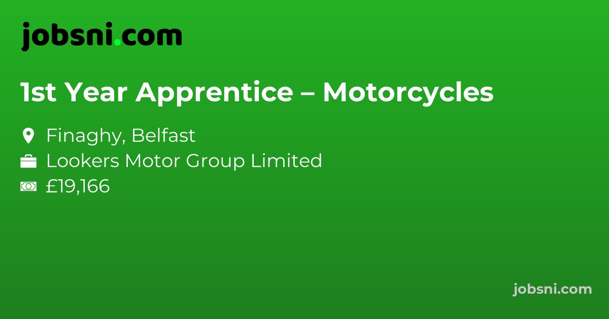 1st Year Apprentice – Motorcycles