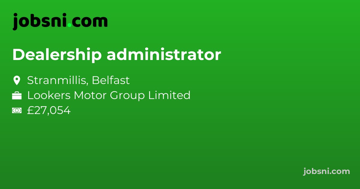 Dealership administrator