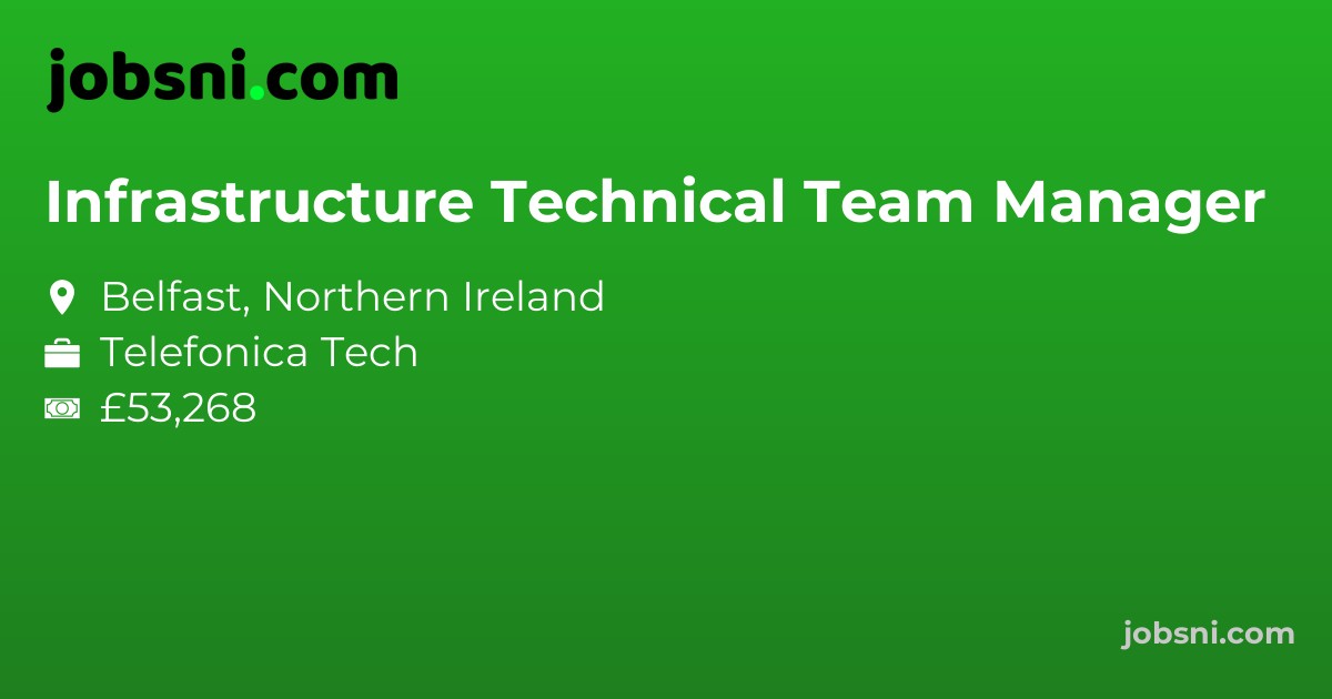 Infrastructure Technical Team Manager