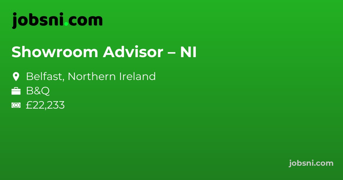 Showroom Advisor – NI