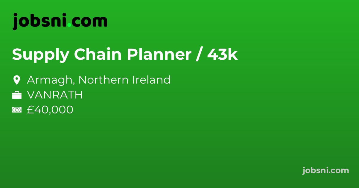 Supply Chain Planner / 43k