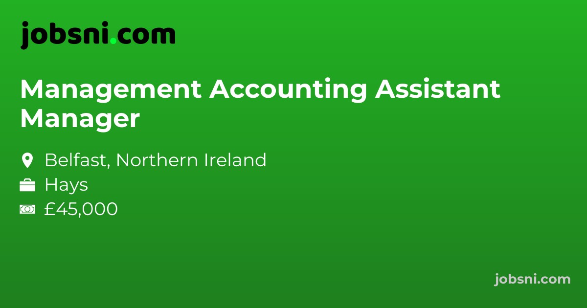 Management Accounting Assistant Manager