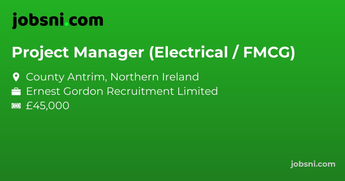 Project Manager (Electrical / FMCG)