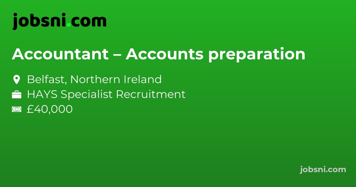 Accountant – Accounts preparation