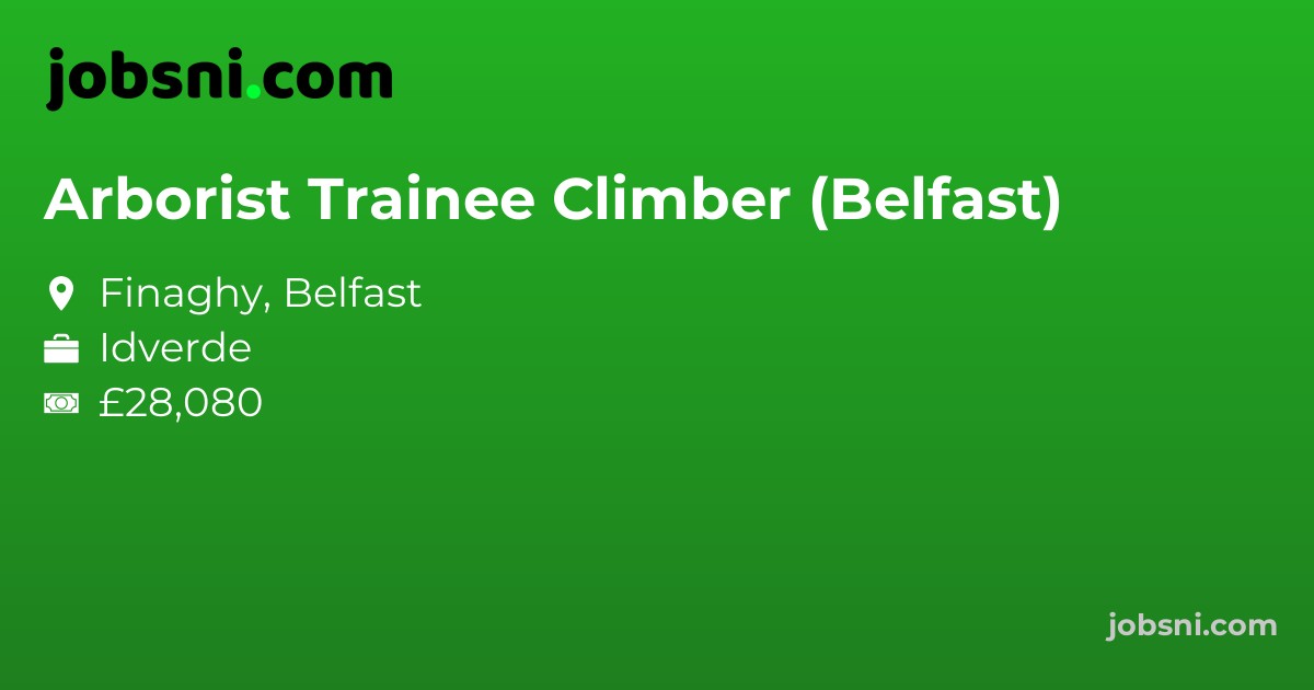 Arborist Trainee Climber (Belfast)