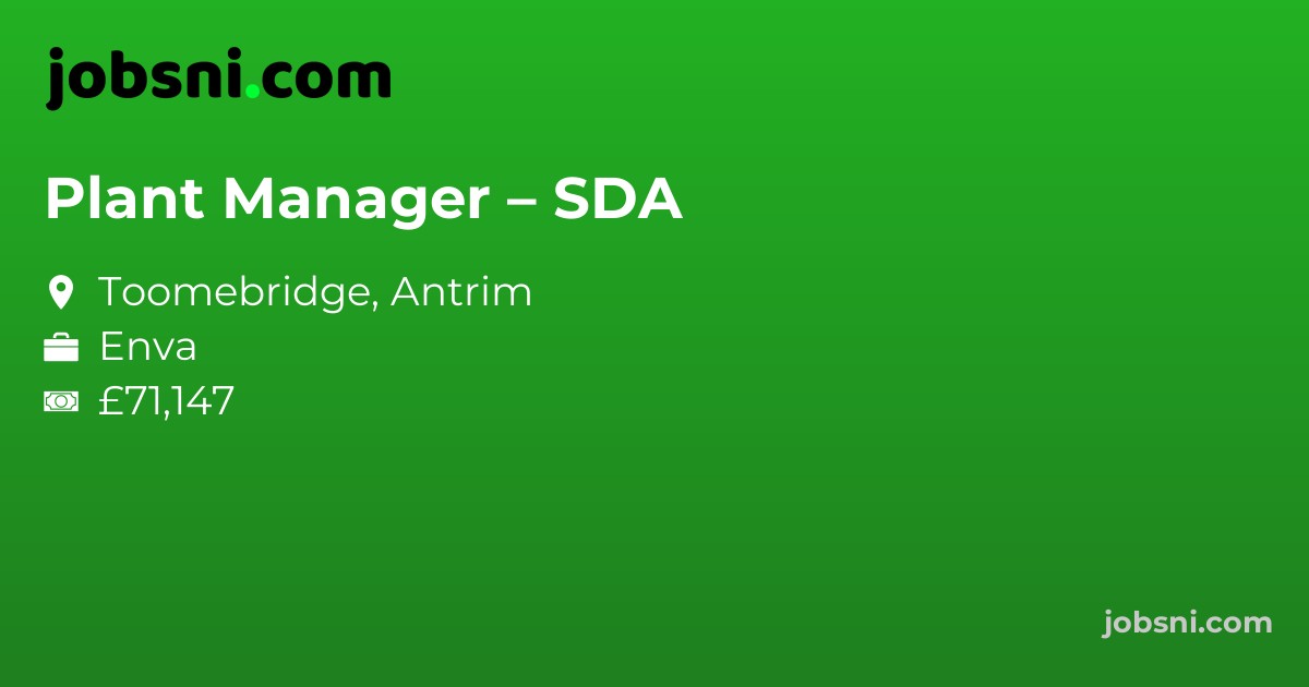 Plant Manager – SDA