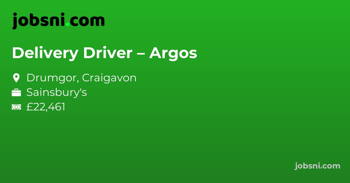 Delivery Driver – Argos