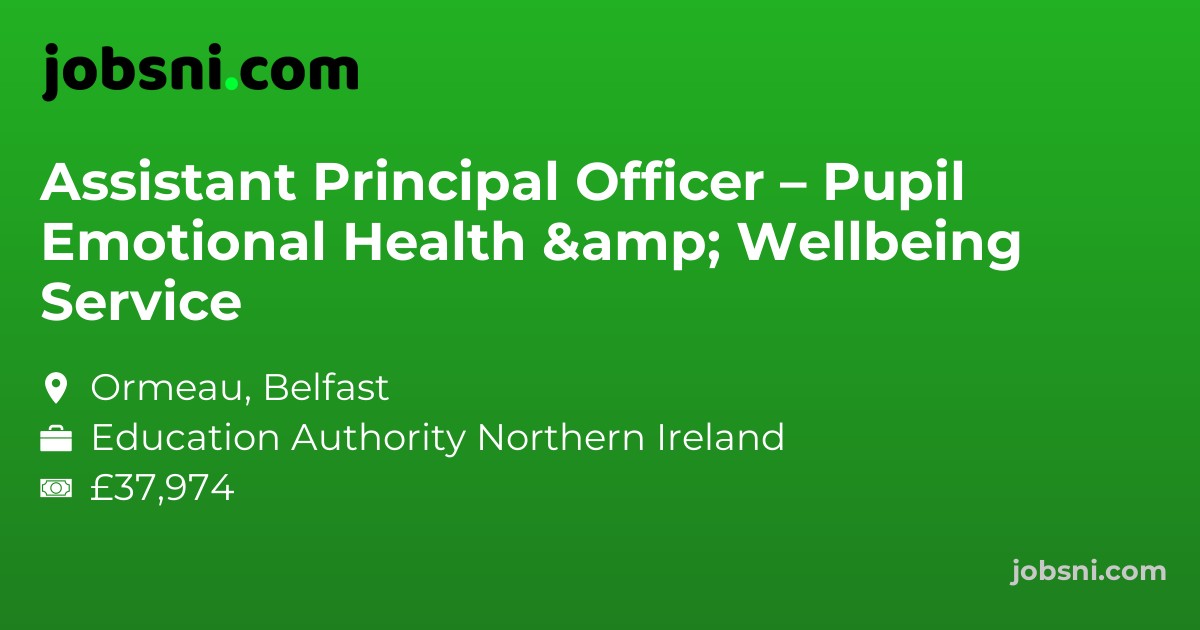 Assistant Principal Officer – Pupil Emotional Health & Wellbeing Service