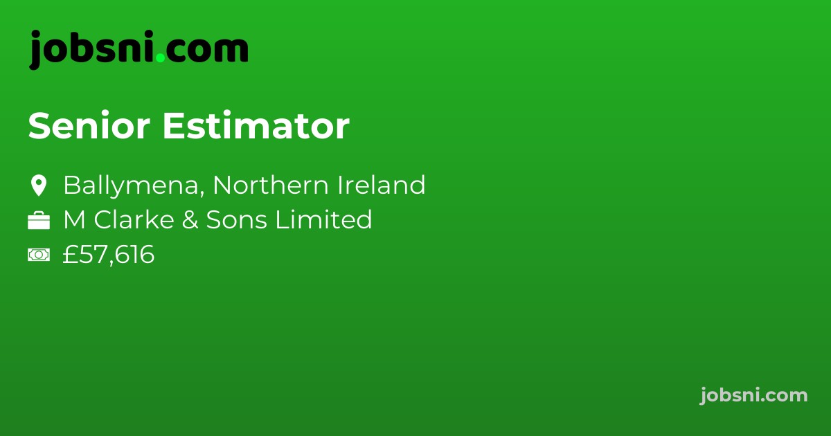 Senior Estimator