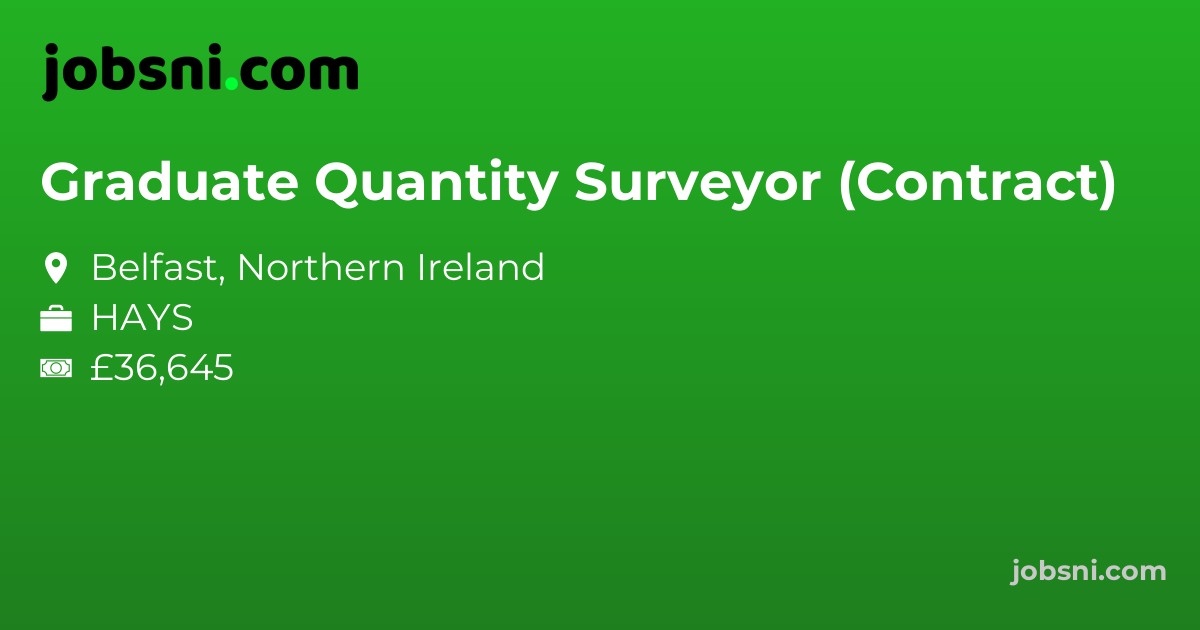 Graduate Quantity Surveyor (Contract)