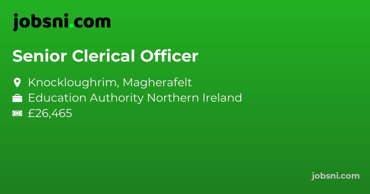 Senior Clerical Officer