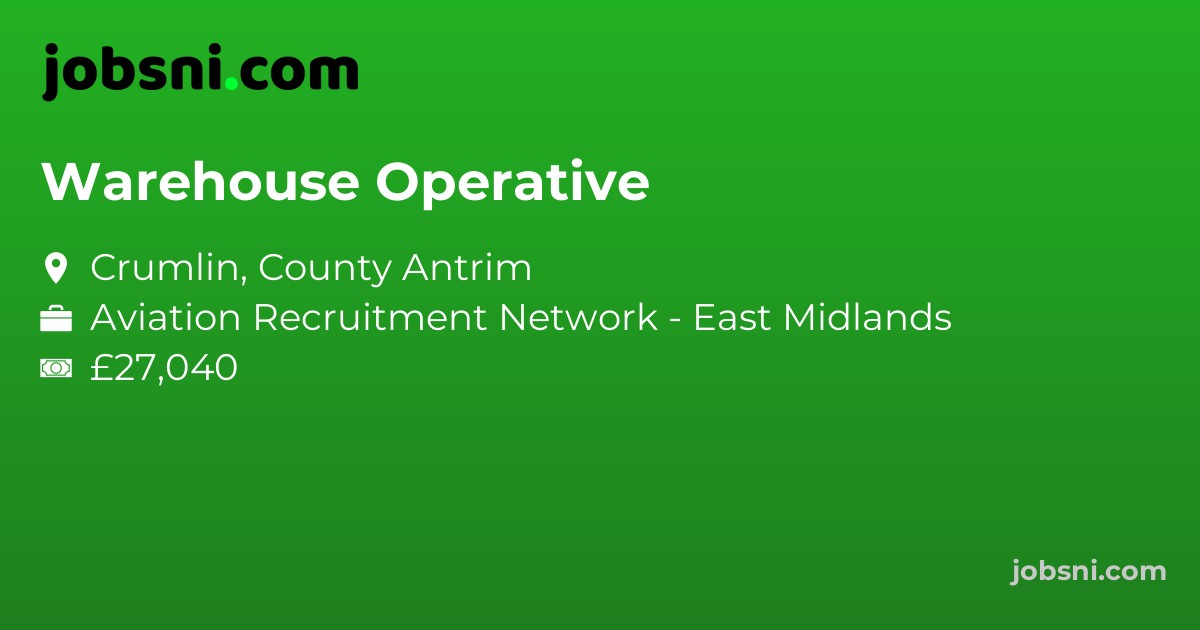 Warehouse Operative - Apply Now