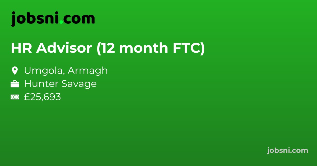 HR Advisor (12 month FTC)