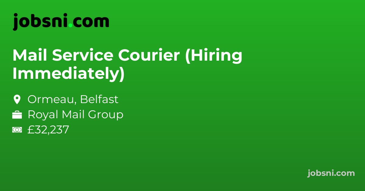 Mail Service Courier (Hiring Immediately) - Apply Now
