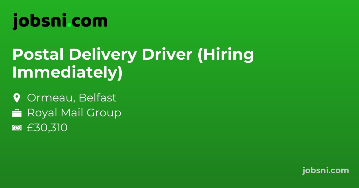 Postal Delivery Driver (Hiring Immediately) - Apply Now