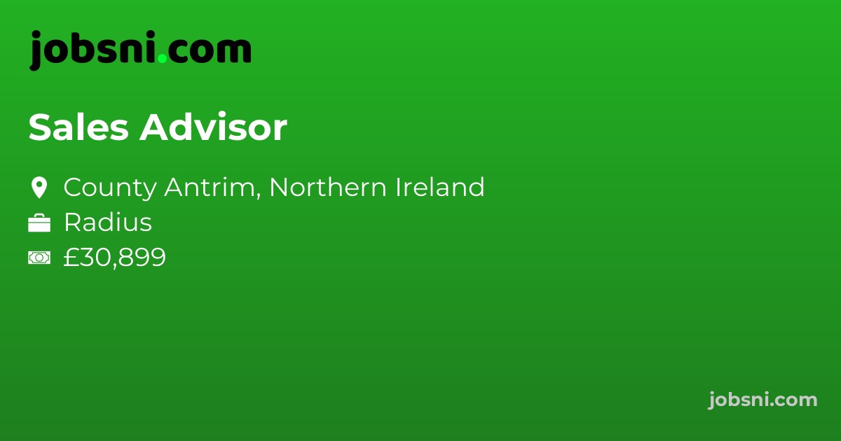Sales Advisor - Apply Now