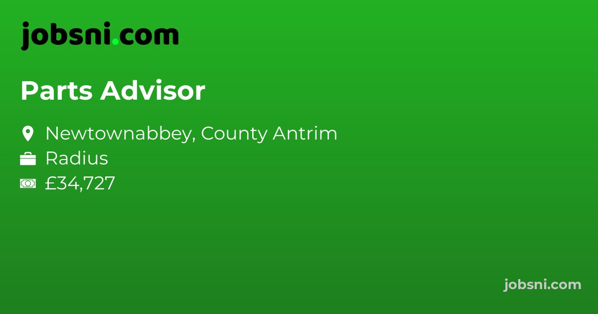Parts Advisor - Apply Now
