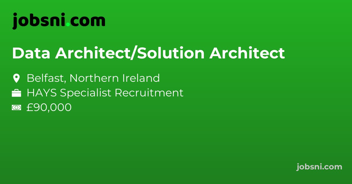 Data Architect/Solution Architect - Apply Now