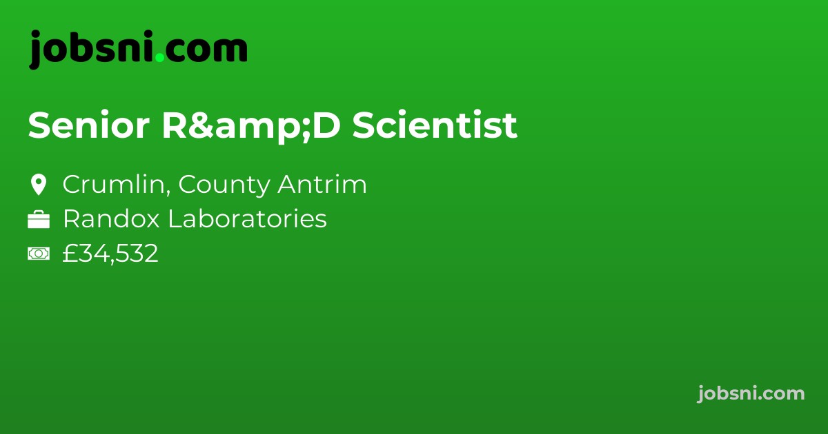 Senior R&D Scientist