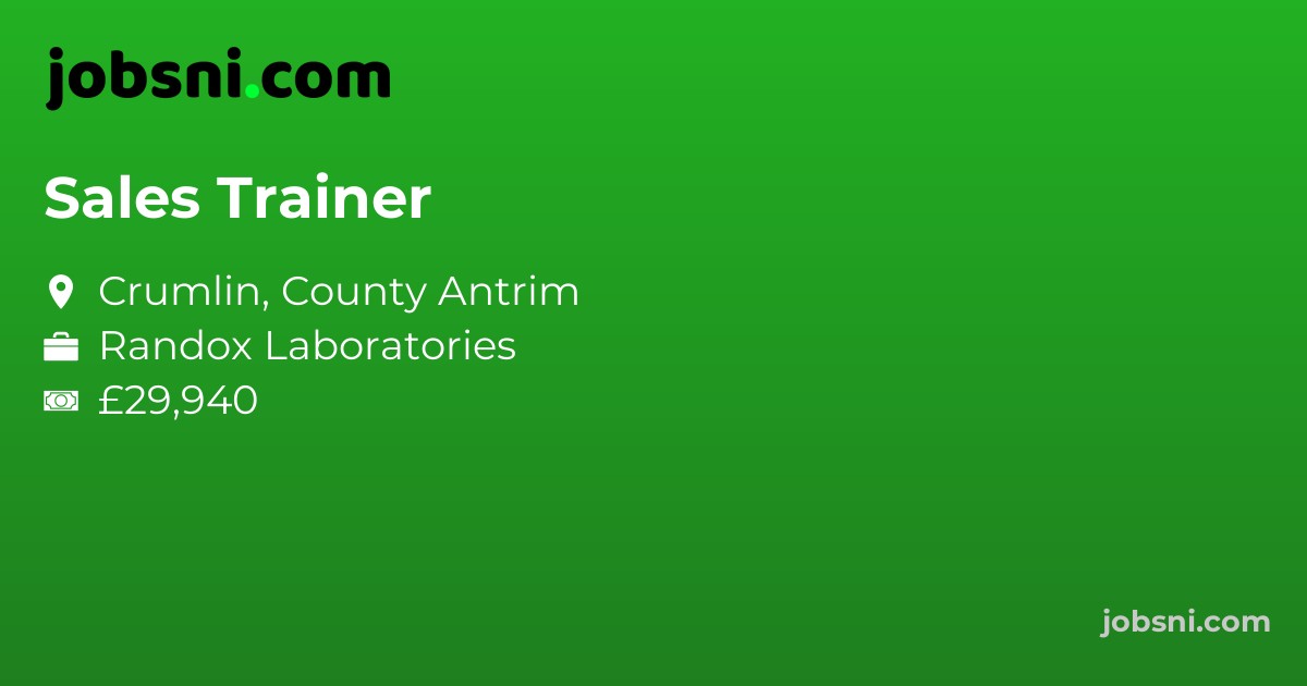 Sales Trainer - Apply Now