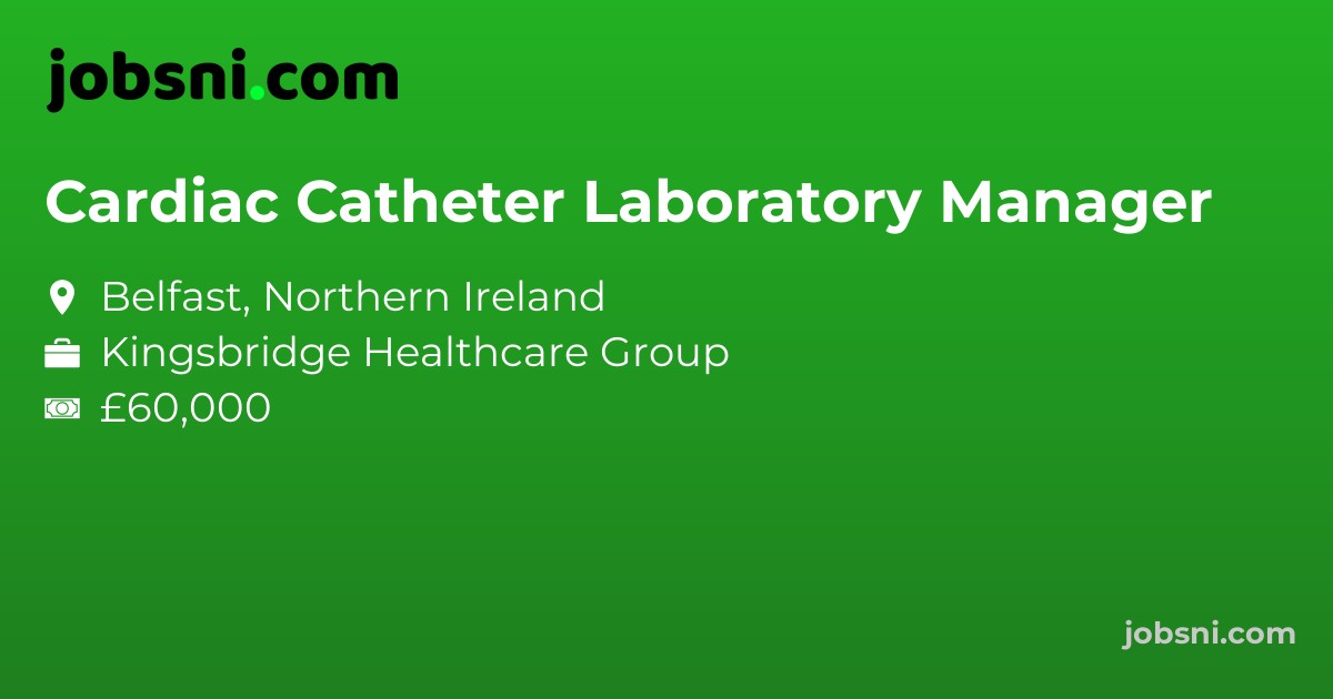 Cardiac Catheter Laboratory Manager - Apply Now