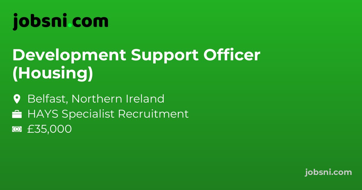 Development Support Officer (Housing) - Apply Now