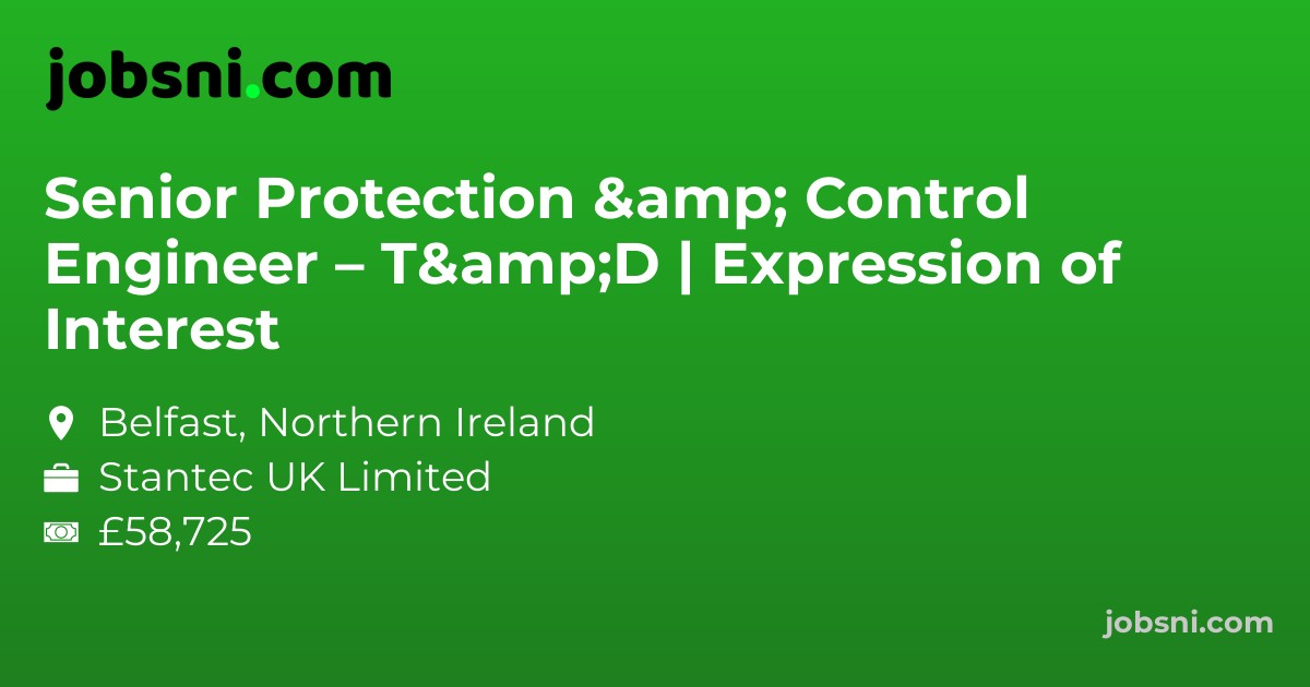 Senior Protection & Control Engineer – T&D | Expression of Interest - Apply Now