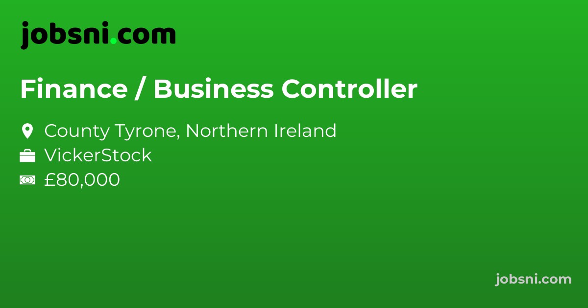 Finance / Business Controller - Apply Now