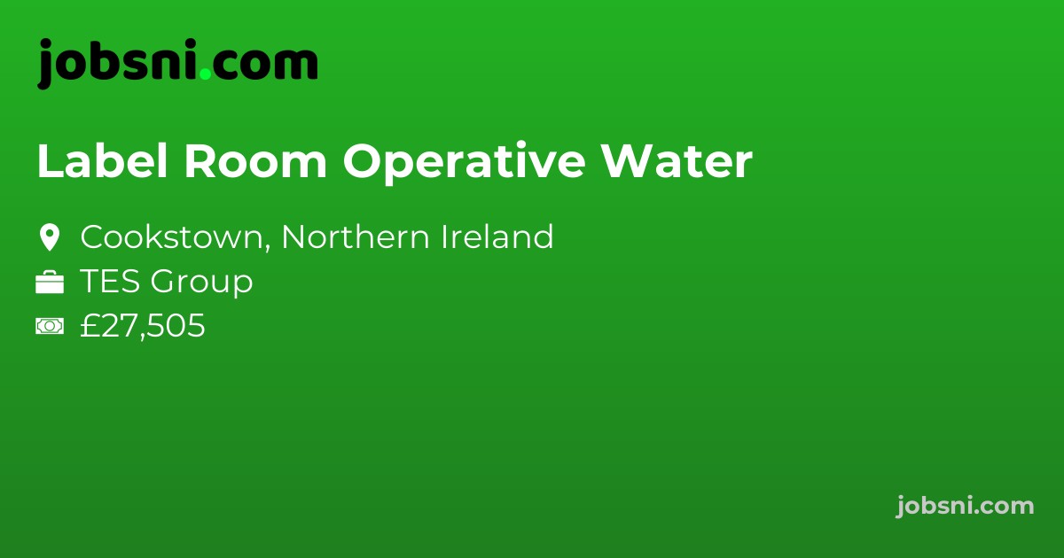 Label Room Operative Water