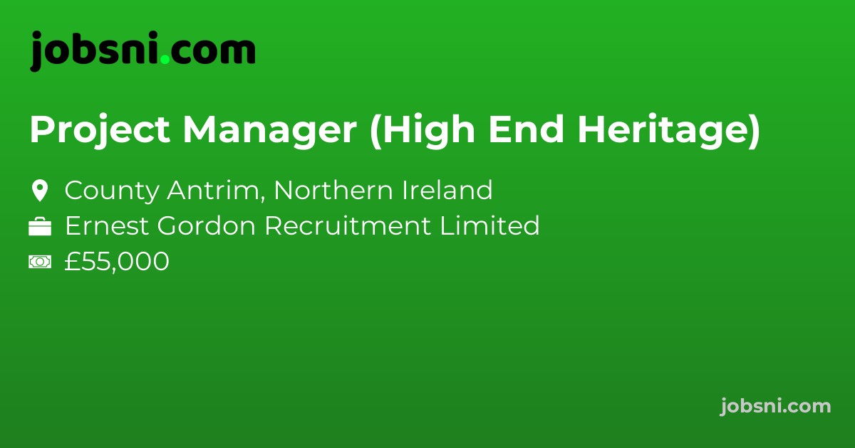 Project Manager (High End Heritage) - Apply Now