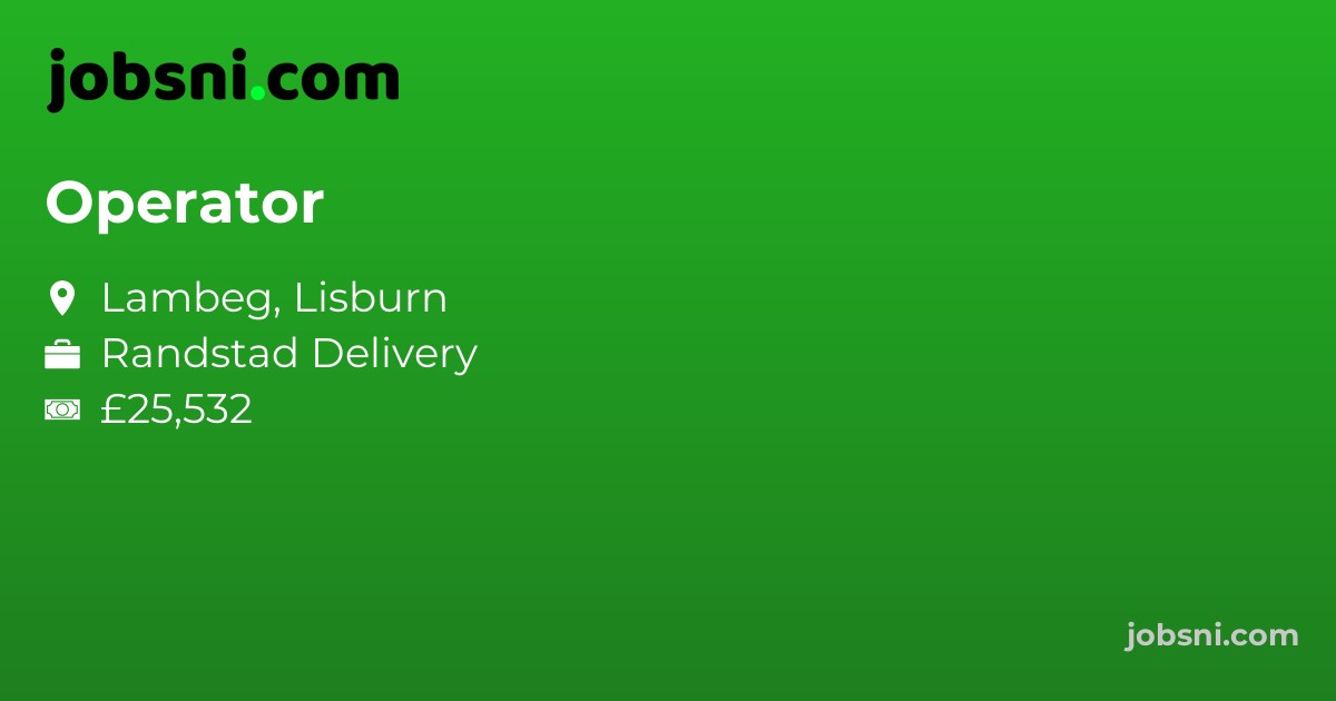 Operator - Apply Now