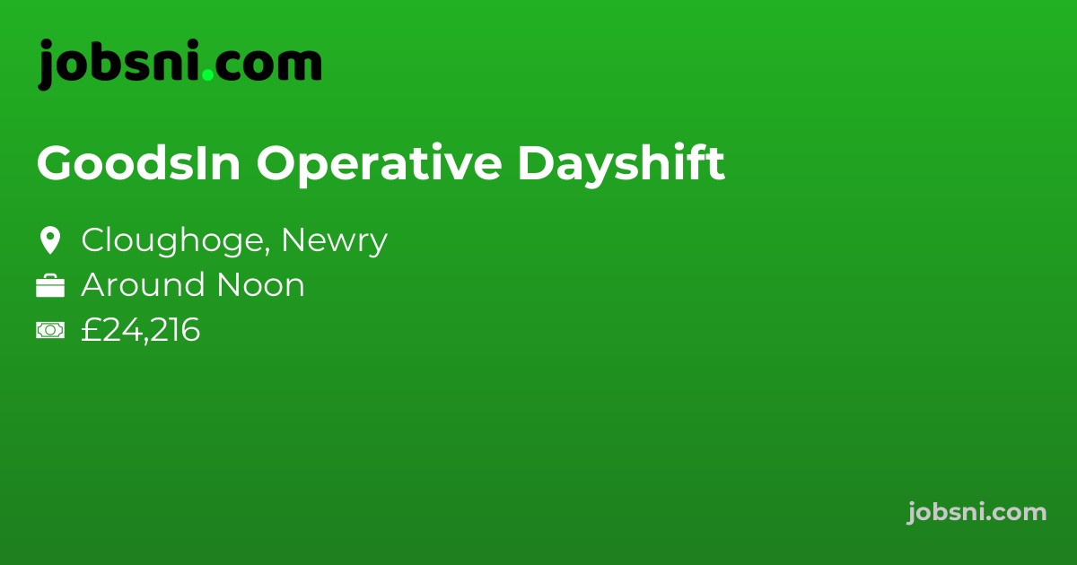 GoodsIn Operative Dayshift