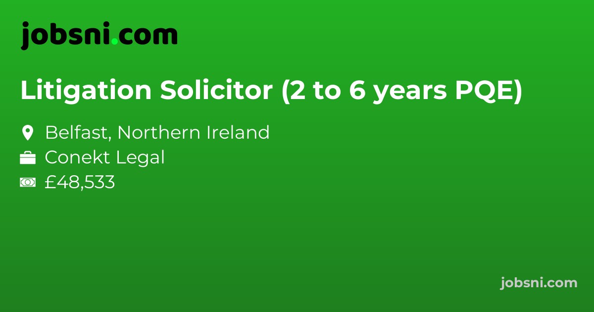 Litigation Solicitor (2 to 6 years PQE) - Apply Now