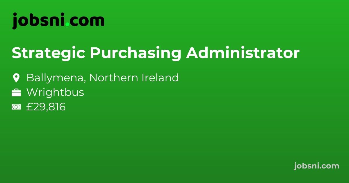Strategic Purchasing Administrator
