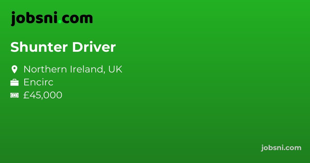 Shunter Driver - Apply Now